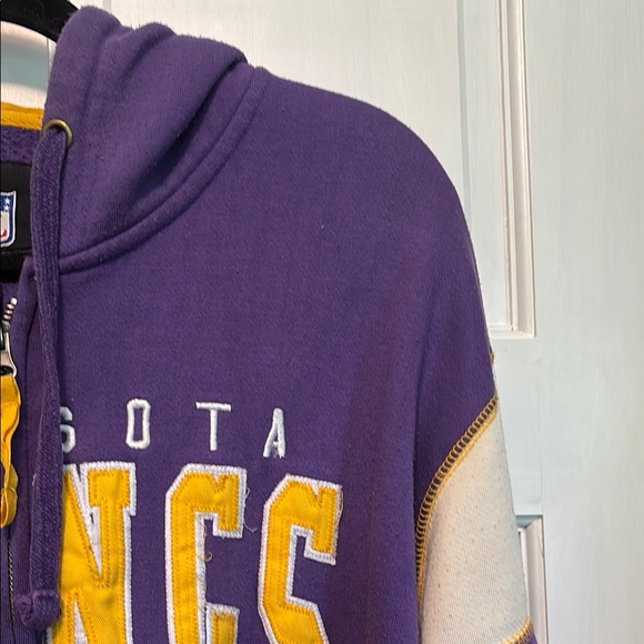 NFL Minnesota Vikings Purple and Gold Hoodie - Picture 4 of 9